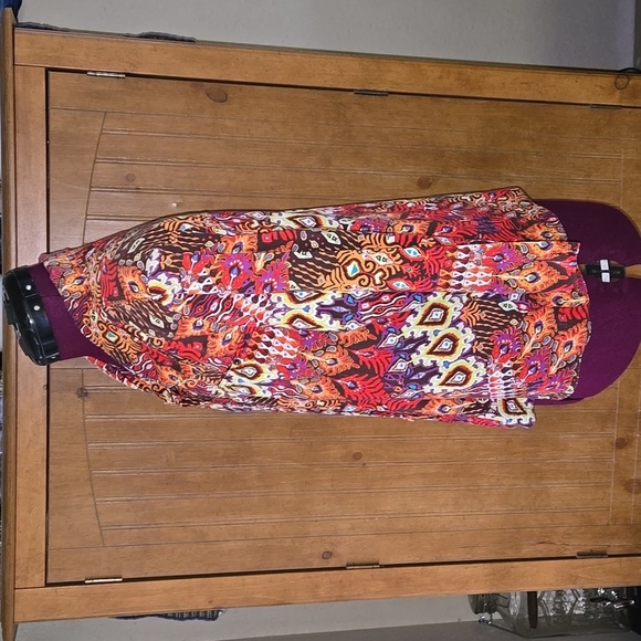 KAK TUS BUTTON DOWN 3/4 LENGTH SLEEVES TOP - Picture 3 of 6